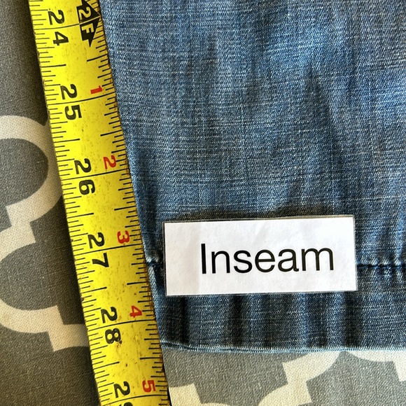 Talbots Lyocell linen blend Chambray Pants szM - Picture 12 of 14